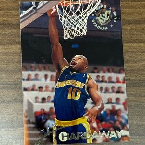 Tim Hardaway Warriors Basketball Card